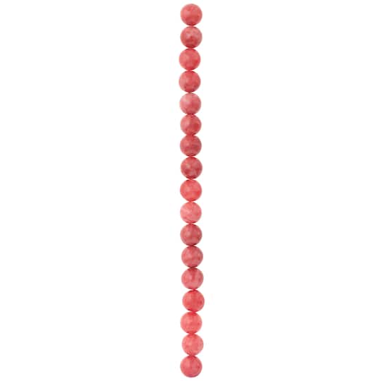 12 Pack: Coral Round Stone Beads, 10mm by Bead Landing™